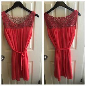 * Esley Coral Dress